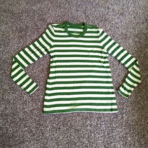American Eagle striped long sleeve top